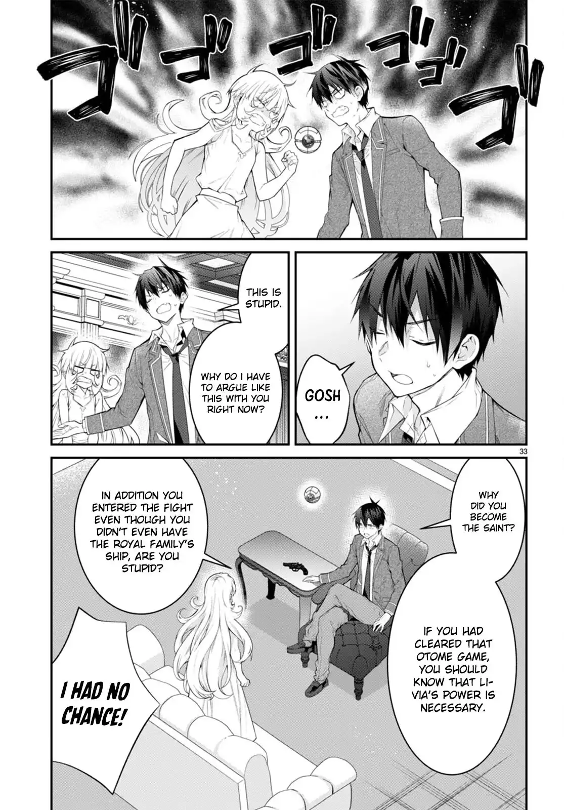 Otome Game Sekai wa Mob ni Kibishii Sekai Desu Chapter 51 33